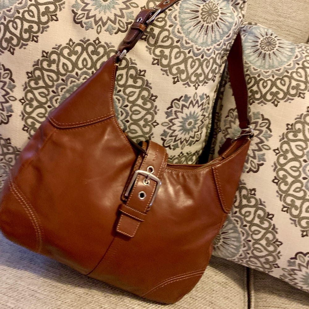 GUC leather coach purse